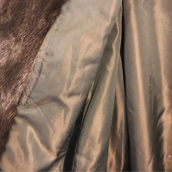Genuine monogamy mink vintage full length coat - Picture 9 of 11
